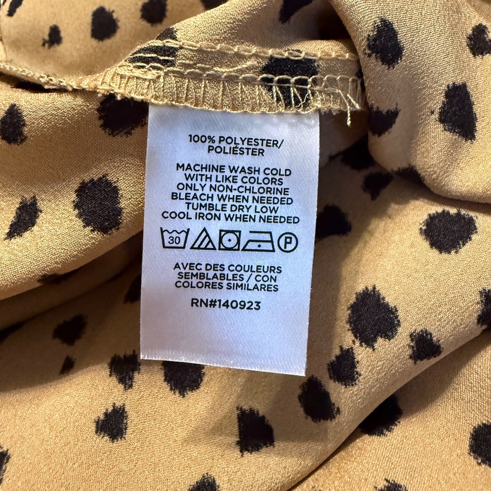 NWT LOFT Leopard Print Blouse size small - Picture 4 of 4